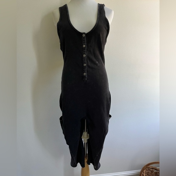 Free People Pants - Free People sleeveless exercise jumpsuit size Large